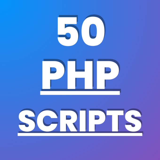 50 PHP Scripts