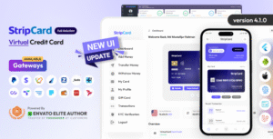 StripCard - Virtual Credit Card Full Solution